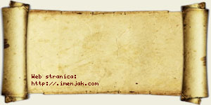 Dina Rajak vizit kartica